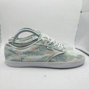Size 10 - VANS Era 59 Shoes White Canvas Lace Up womens Floral Sneakers 500714